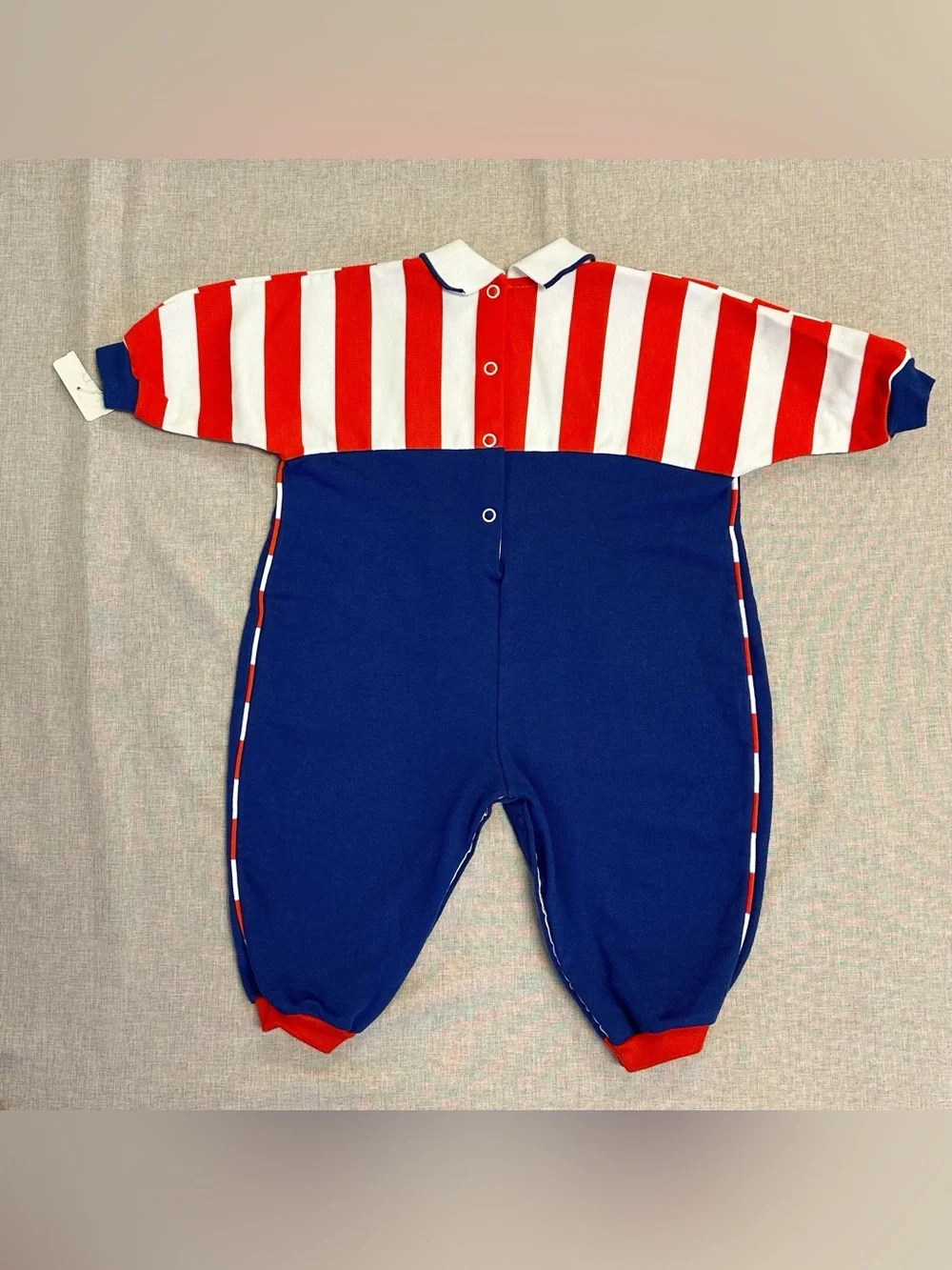 NWOT Baby Dior Nautical Romper 9 Months (18-20lbs)